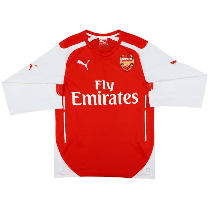 2014-15 Arsenal Home L/S Shirt Ozil #11 - 7/10 - (XS)