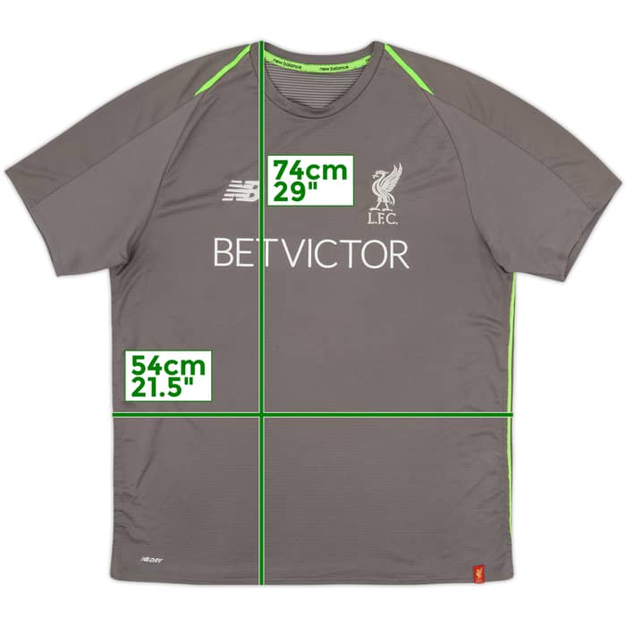 2018-19 Liverpool New Balance Training Shirt - 8/10 - (L)