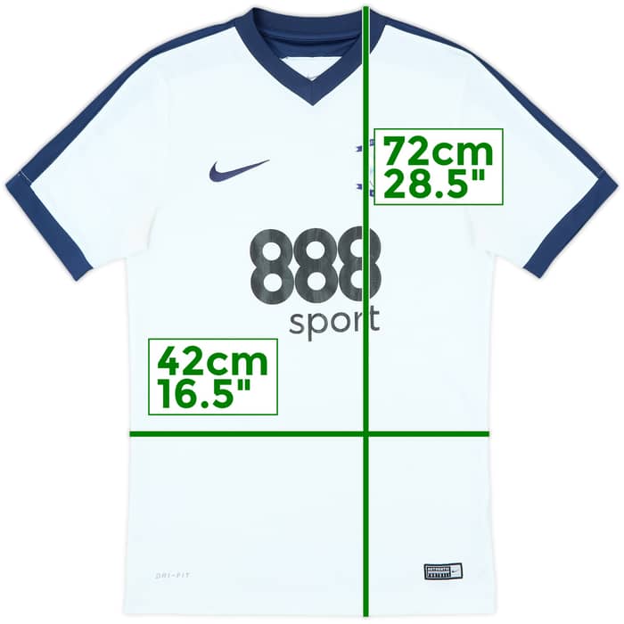 2016-17 Preston Home Shirt - 7/10 - (S)