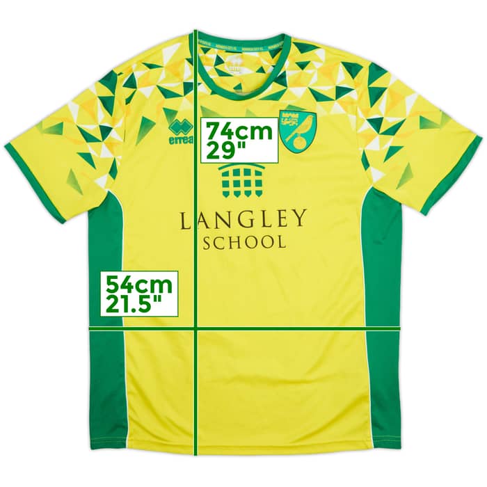2018-19 Norwich Home Shirt #17 - 9/10 - (XL)
