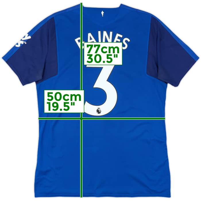 2017-18 Everton Home Shirt Baines #3 - 7/10 - (L)