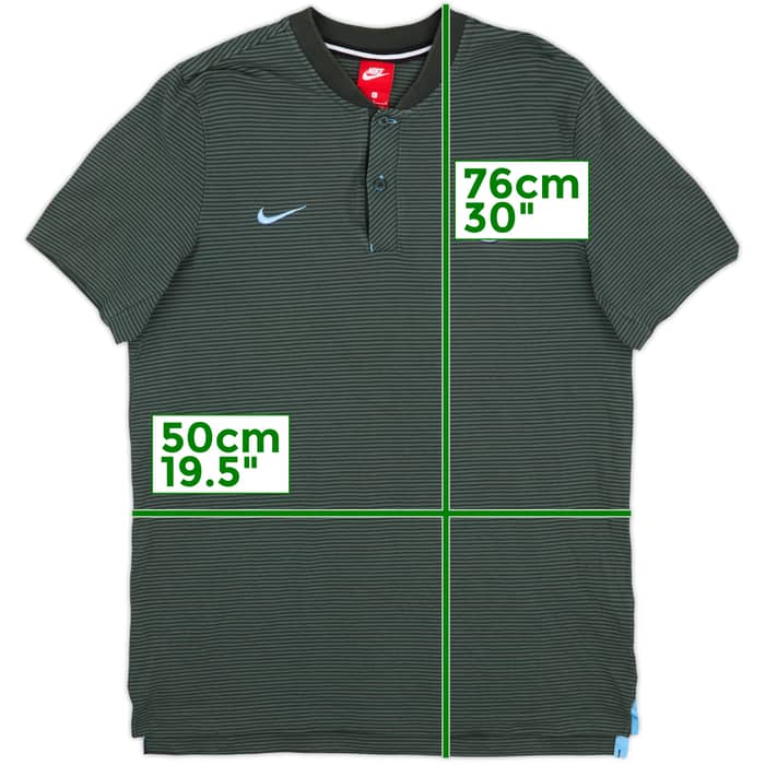2017-18 Manchester City Nike Polo Shirt - 8/10 - (L)