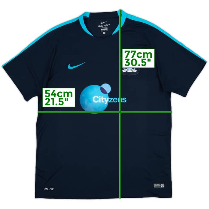 2015-16 Manchester City Nike Training Shirt - 8/10 - (XL)