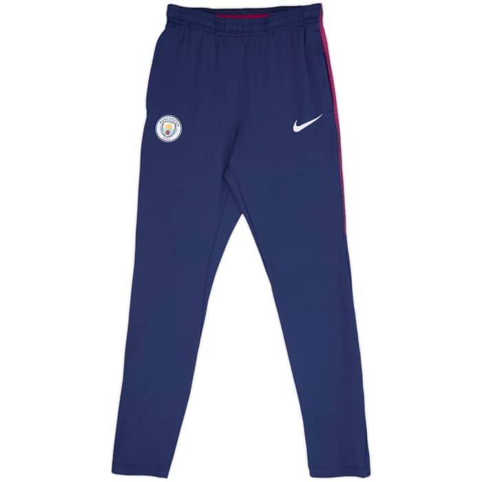2017-18 Manchester City Nike Track Pants/Bottoms - 6/10 - (S)