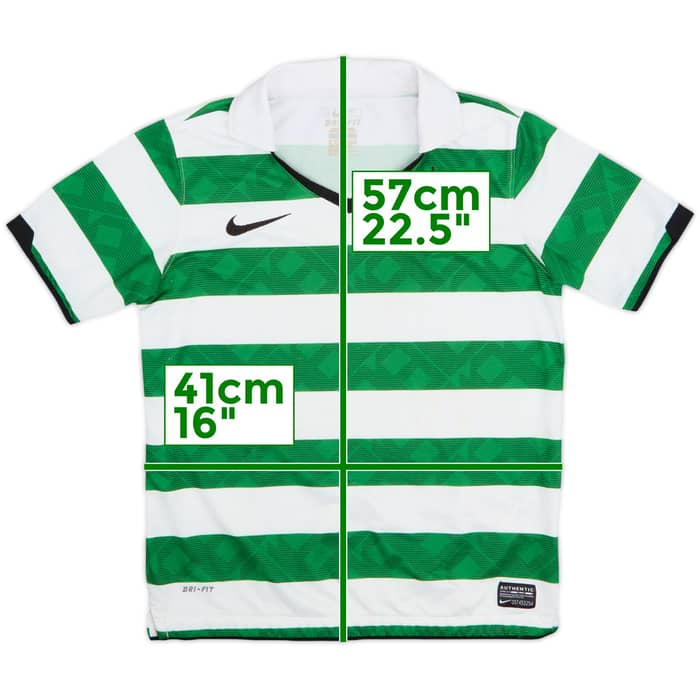 2010-12 Celtic Home Shirt - 9/10 - (M.Boys)