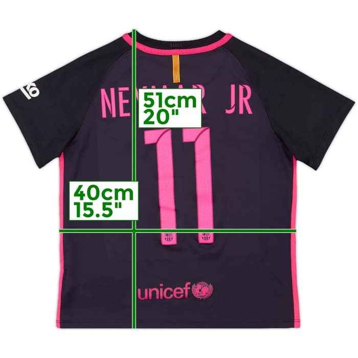 2016-17 Barcelona Away Shirt Neymar Jr #11 - 10/10 - (S.Boys)