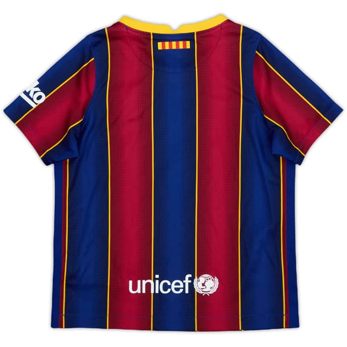 2020-21 Barcelona Home Shirt - 10/10 - (6-7 Years)
