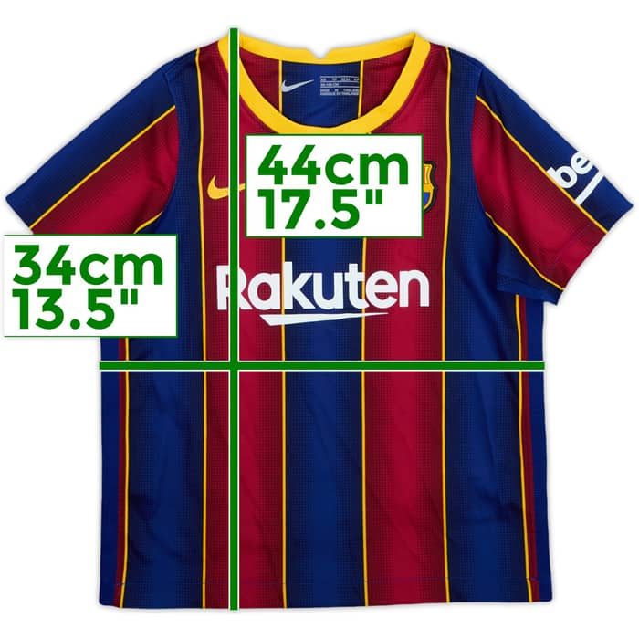 2020-21 Barcelona Home Shirt - 10/10 - (6-7 Years)