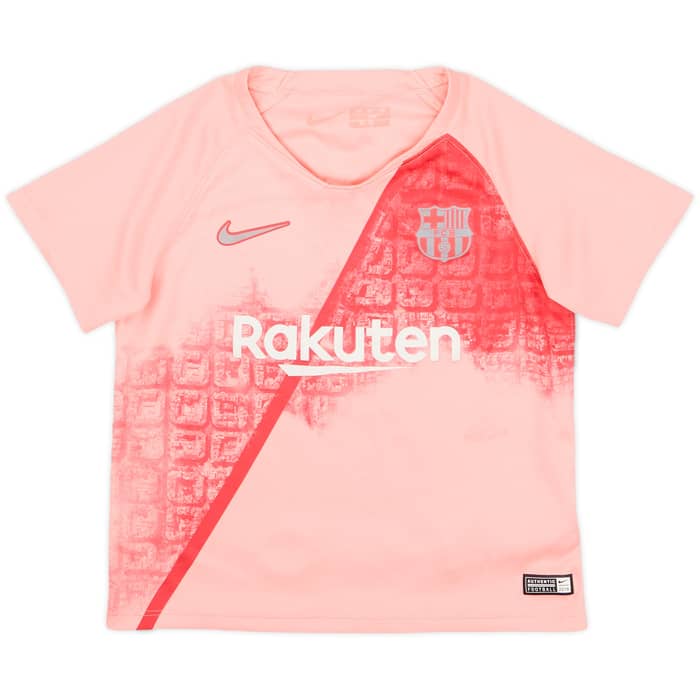 2018-19 Barcelona Third Shirt - 7/10 - (3-4 Years)