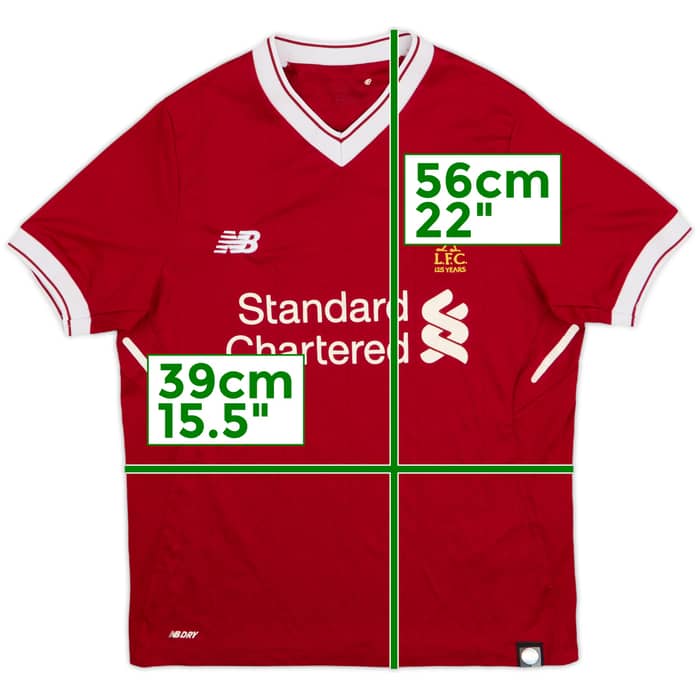 2017-18 Liverpool 125 Years Home Shirt - 8/10 - (S.Boys)