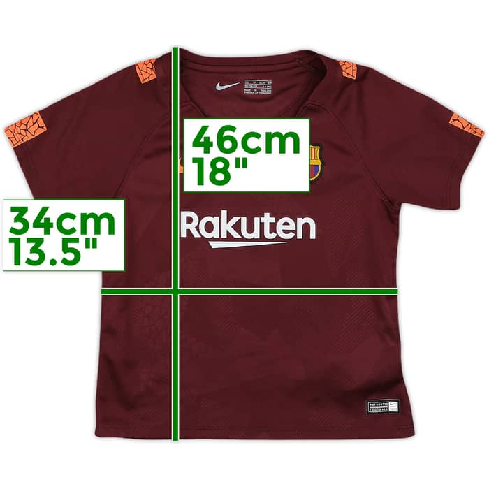 2017-18 Barcelona Third Shirt - 8/10 - (3-4 Years)