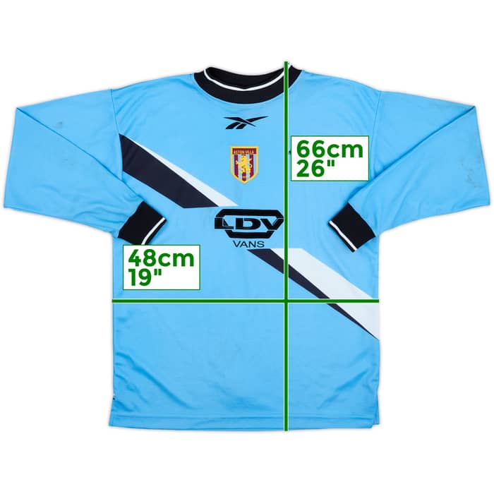 1999-00 Aston Villa GK Shirt - 6/10 - (L.Boys)