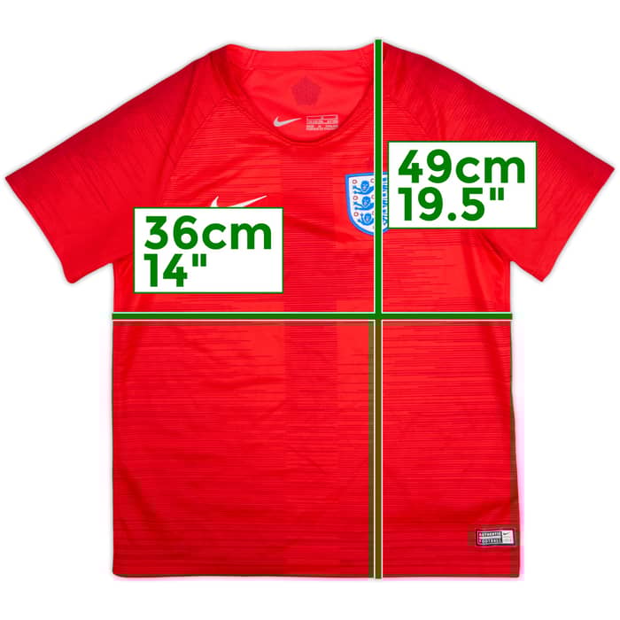 2018-19 England Away Shirt - 8/10 - (6-7 Years)