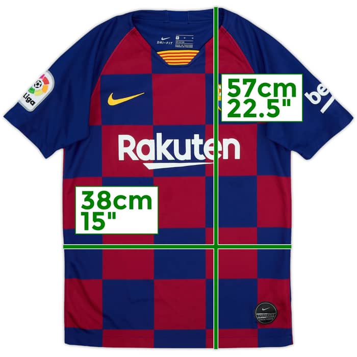 2019-20 Barcelona Home Shirt - 10/10 - (M.Boys)