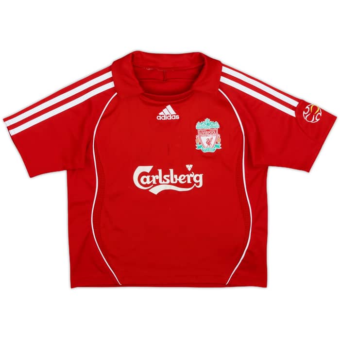 2006-08 Liverpool Home Shirt Gerrard #8 - 6/10 - (5-6 Years)