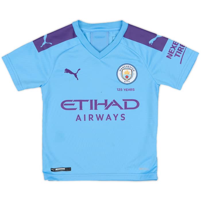 2019-20 Manchester City Home Shirt - 8/10 - (5-6 Years)