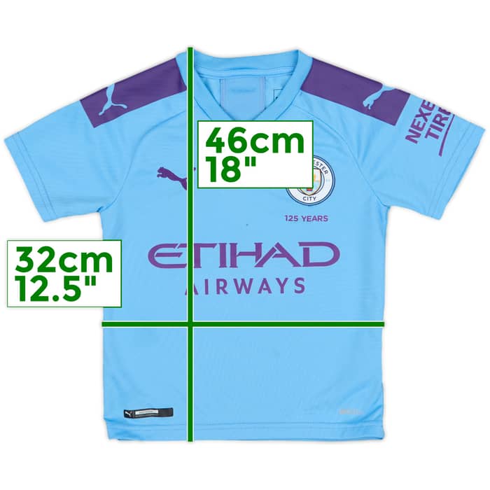 2019-20 Manchester City Home Shirt - 8/10 - (5-6 Years)