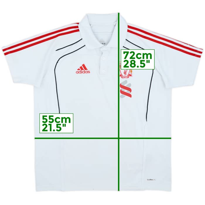 2010-11 Liverpool adidas Polo Shirt - 6/10 - (L)