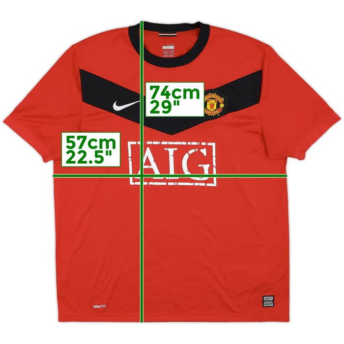 2009-10 Manchester United Home Shirt - 5/10 - (L)