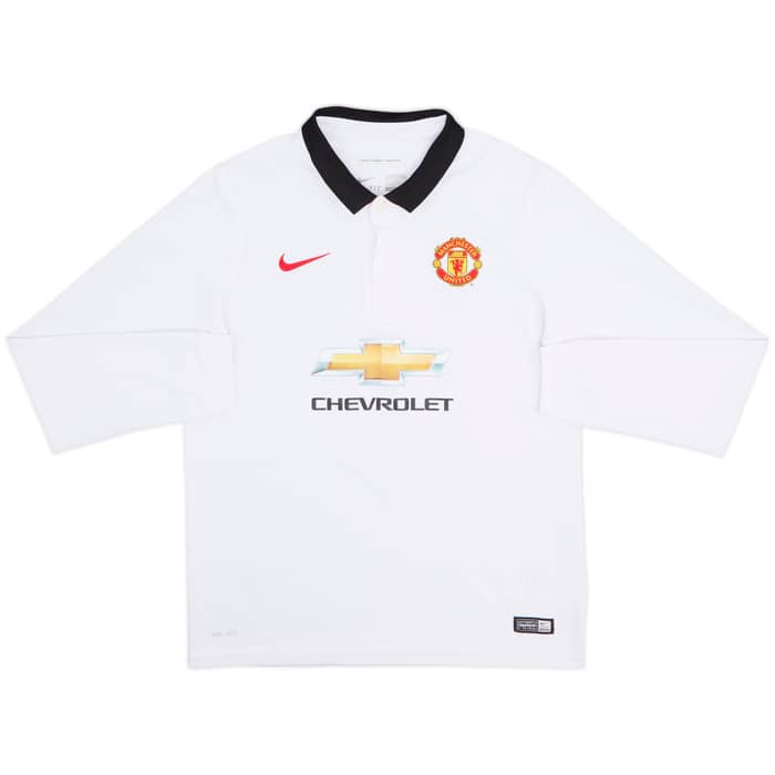 2014-15 Manchester United Away L/S Shirt Falcao #9 - 9/10 - (XL.Boys)