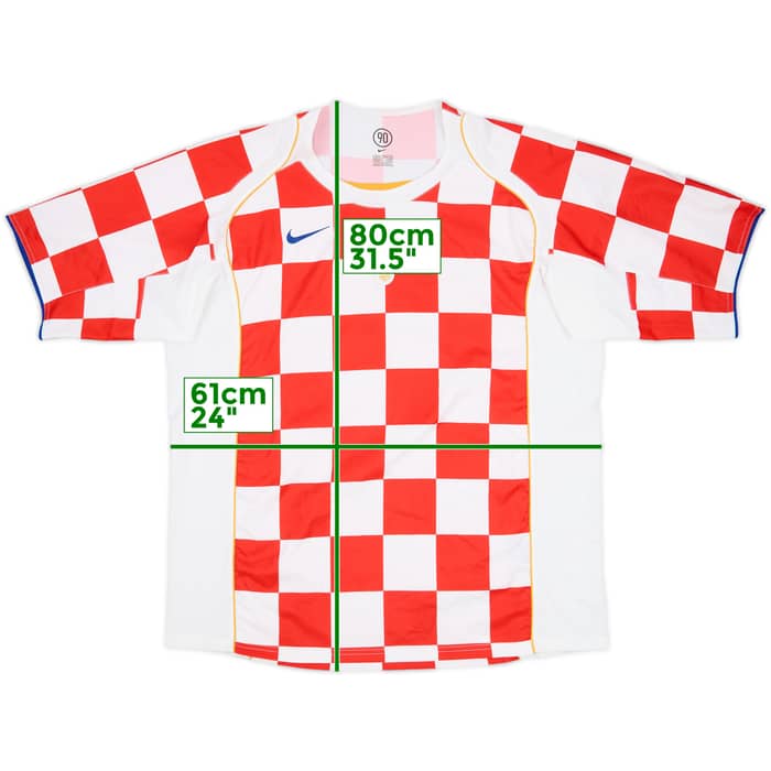 2004-06 Croatia Home Shirt - 8/10 - (XL)