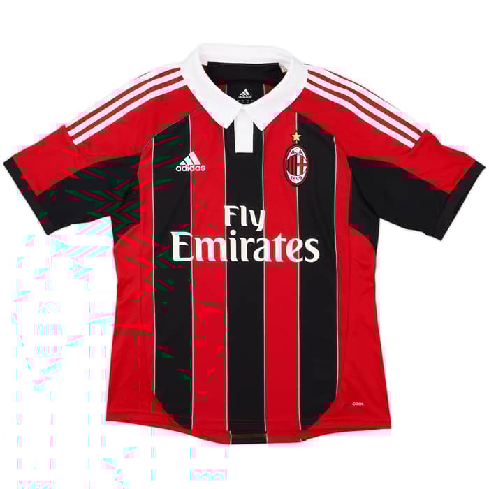 2012-13 AC Milan Home Shirt Pato #9 - 7/10 - (M)
