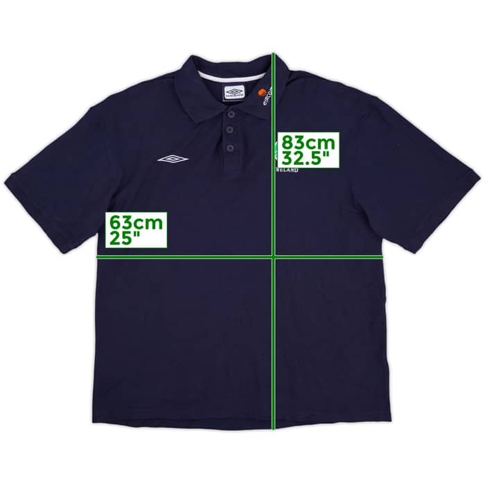 2002 Ireland Umbro Polo Shirt - 8/10 - (XXL)