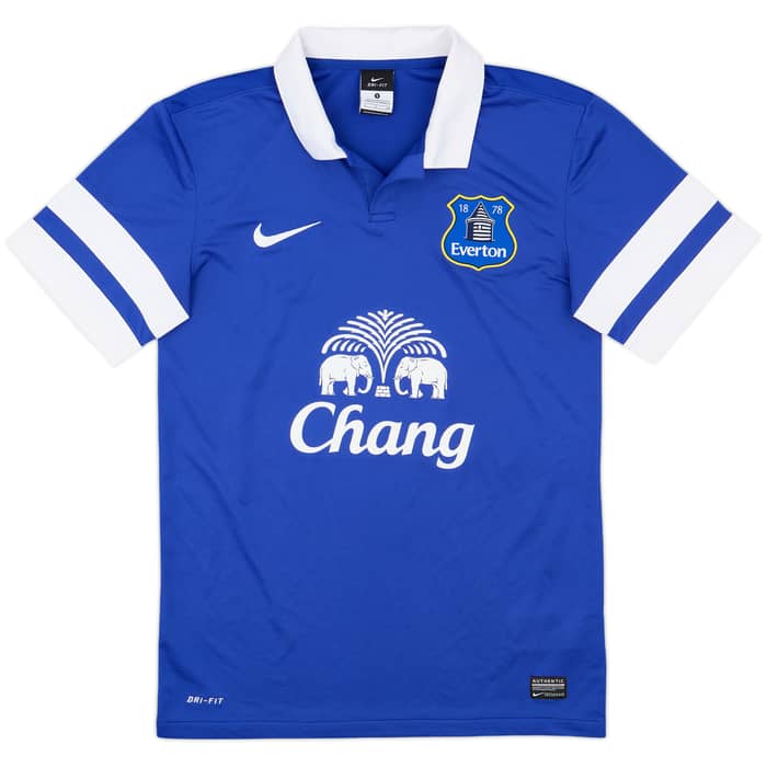 2013-14 Everton Home Shirt Lukaku #17 - 8/10 - (S)