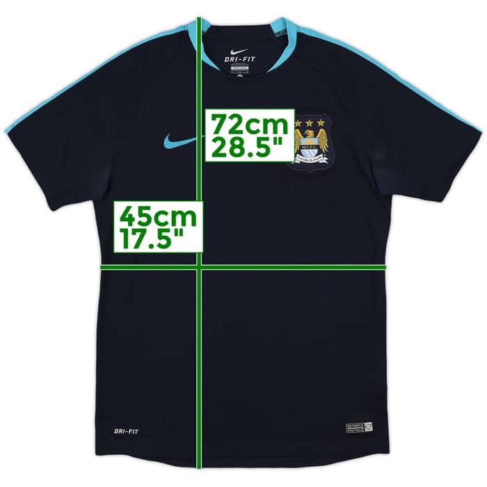 2015-16 Manchester City Nike Training Shirt - 8/10 - (M)