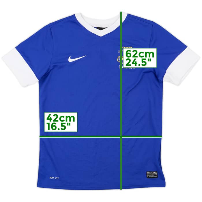 2012-13 Everton Home Shirt - 9/10 - (L.Boys)