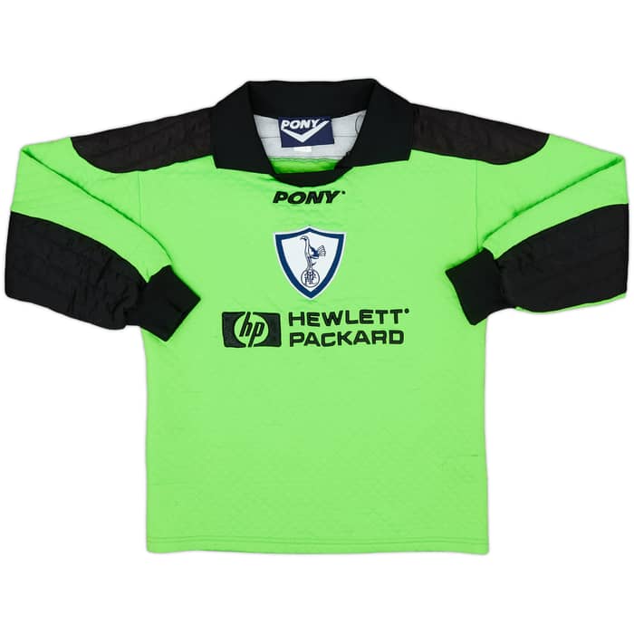 1995-96 Tottenham GK Shirt & Shorts - 7/10 - (S.Boys)