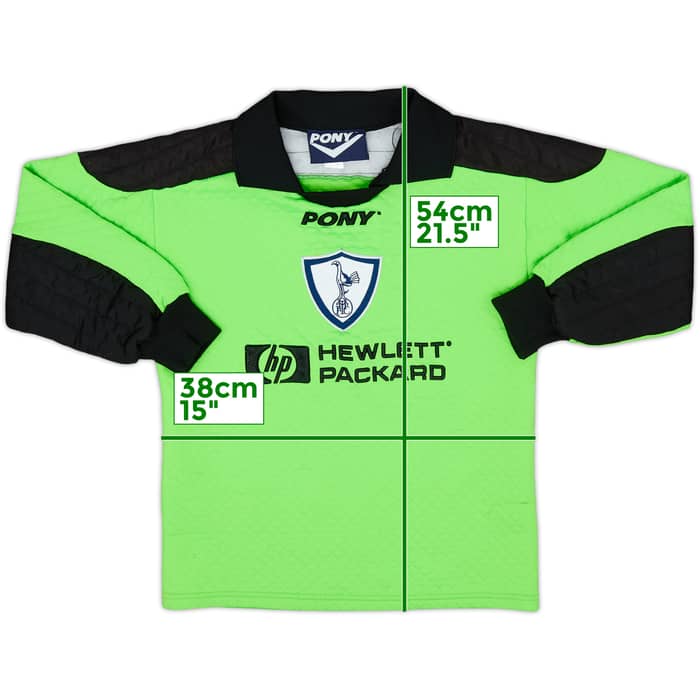 1995-96 Tottenham GK Shirt & Shorts - 7/10 - (S.Boys)