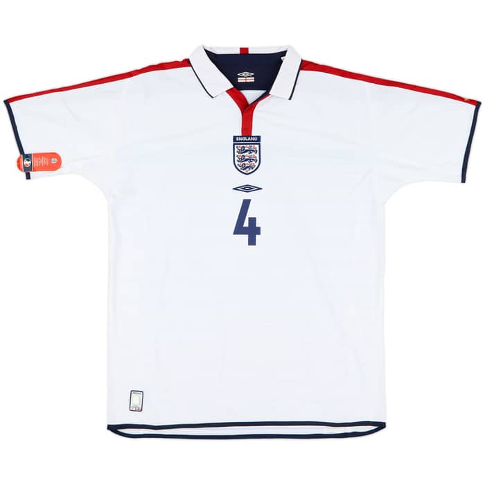 2003-05 England Home Shirt Gerrard #4 (XL)