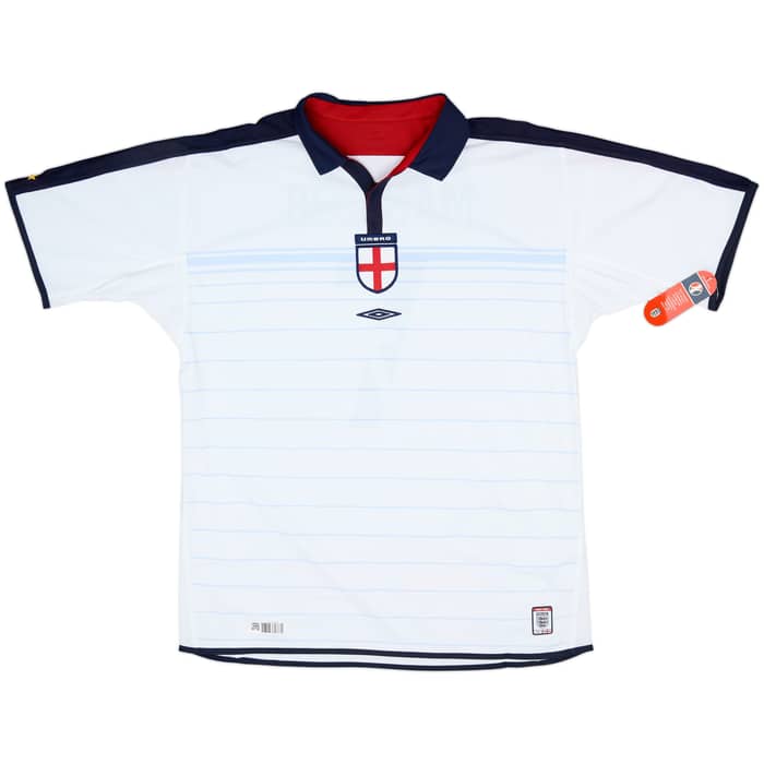 2003-05 England Home Shirt Beckham #7 (XL)