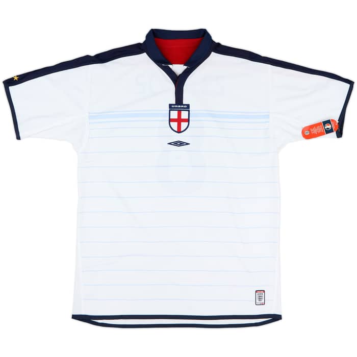 2003-05 England Home Shirt Scholes #8 (XL)