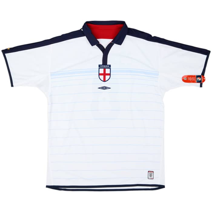 2003-05 England Home Shirt Scholes #8 (XL)