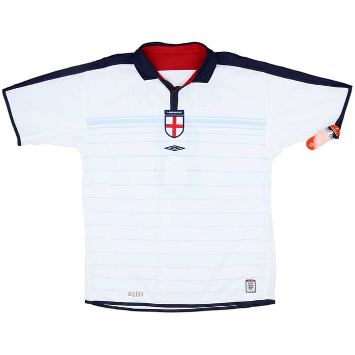 2003-05 England Home Shirt Scholes #8 (XL)