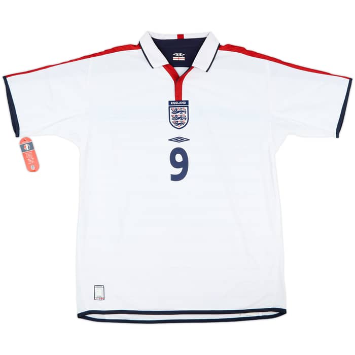 2003-05 England Home Shirt Rooney #9 (XL)