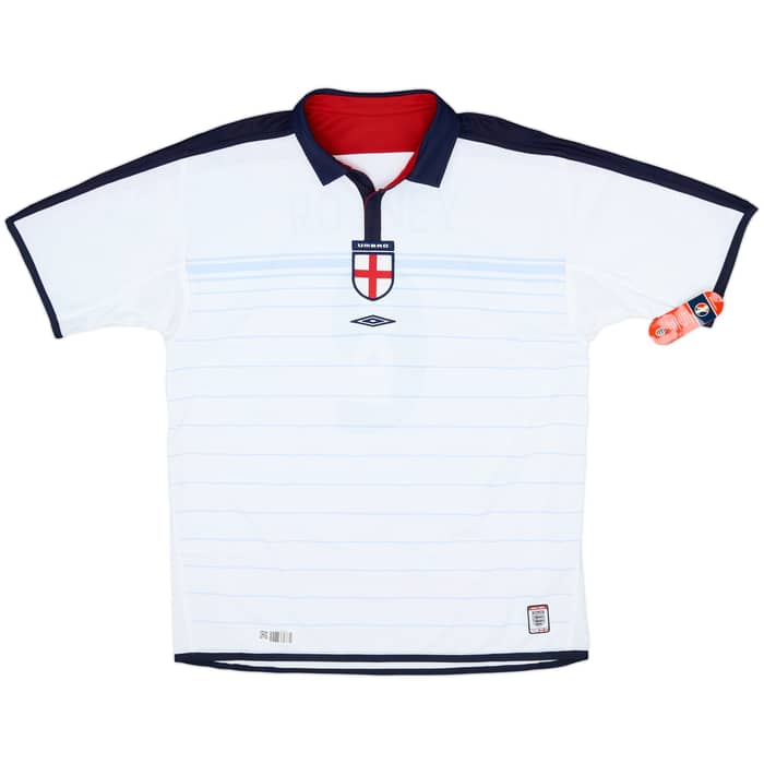 2003-05 England Home Shirt Rooney #9 (XL)