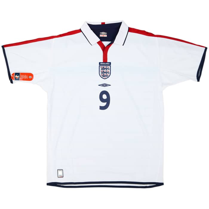 2003-05 England Home Shirt Rooney #9 (XL)