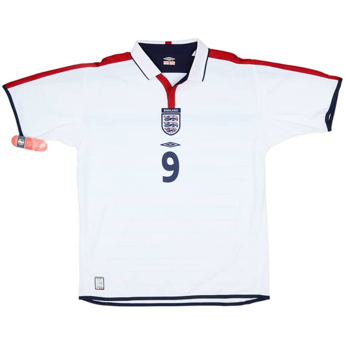2003-05 England Home Shirt Rooney #9 (XL)