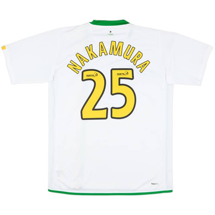 2006-08 Celtic European Shirt Nakamura #25 - 8/10 - (L)
