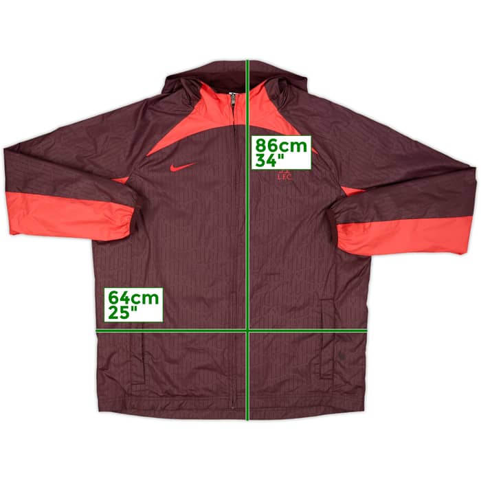 2020-21 Liverpool Nike Hooded Rain Jacket - 10/10 - (XL)