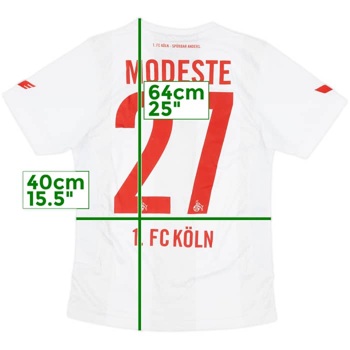 2016-17 FC Koln Signed Home Shirt Modeste #27 - 5/10 - (L.Boys)