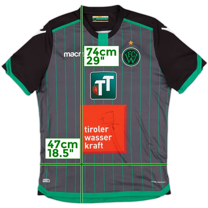 2017-18 Wacker Innsbruck Signed Home Shirt - 9/10 - (M)