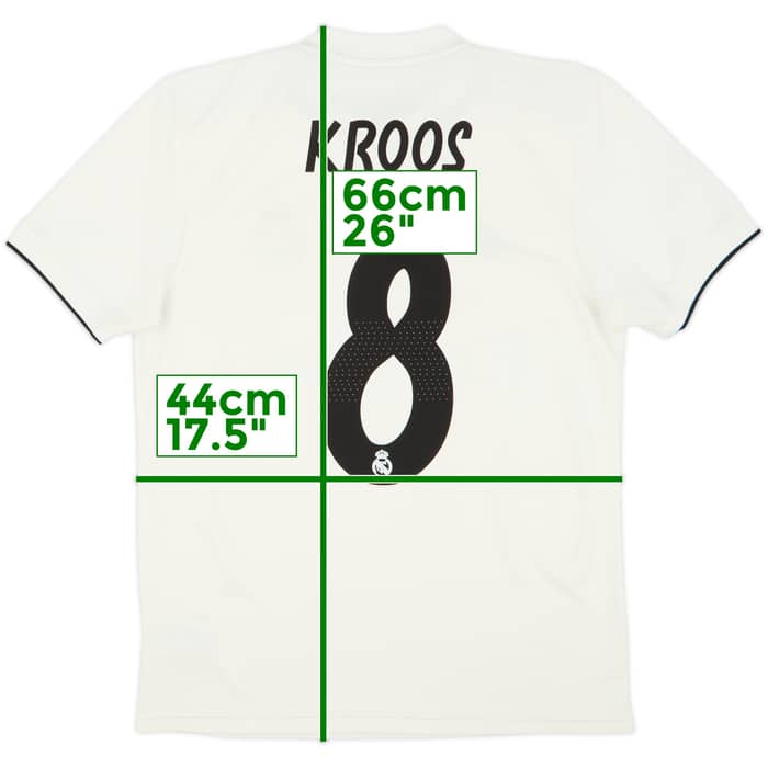 2018-19 Real Madrid Home Shirt Kroos #8 - 6/10 - (S)