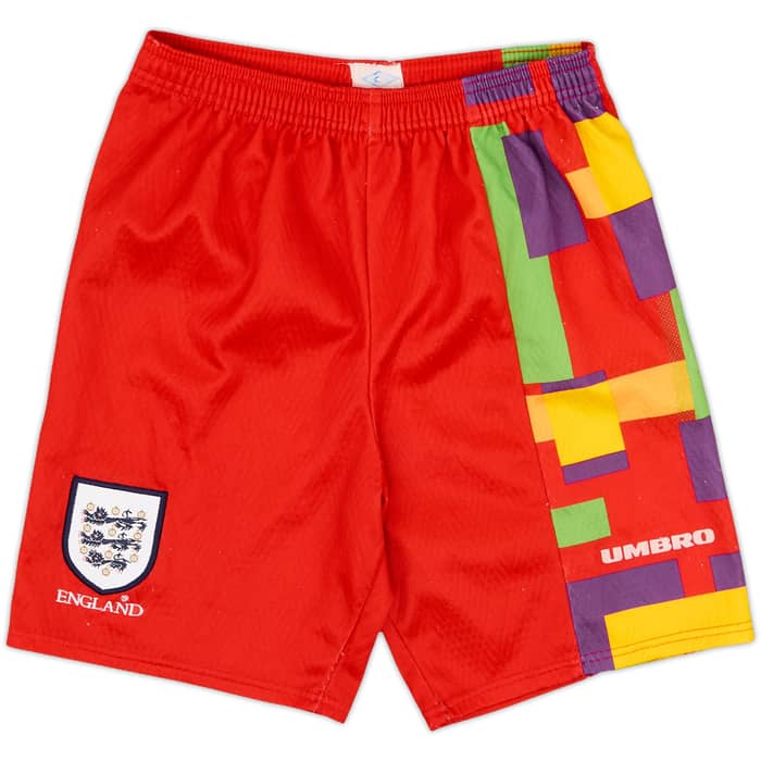 1995-96 England GK Shirt & Shorts #1 - 7/10 - (M)