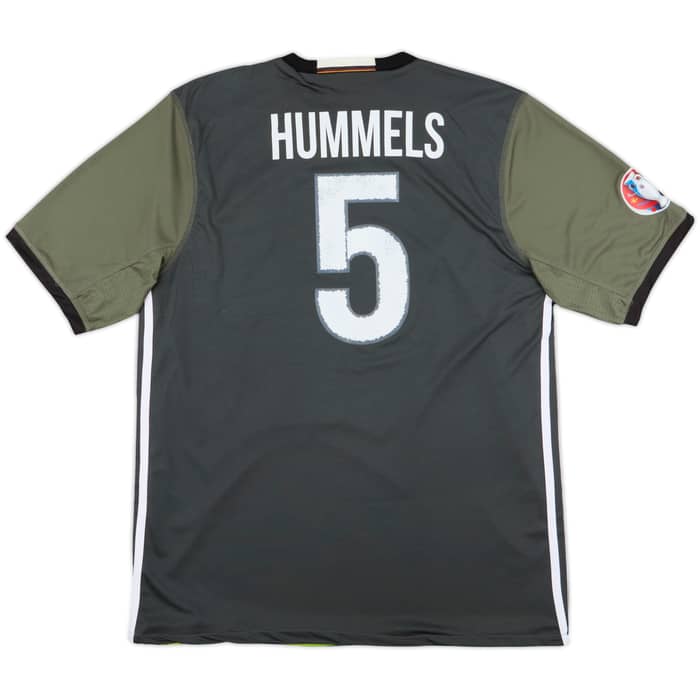 2015-17 Germany Away Shirt Hummels #5 - 9/10 - (XXL)