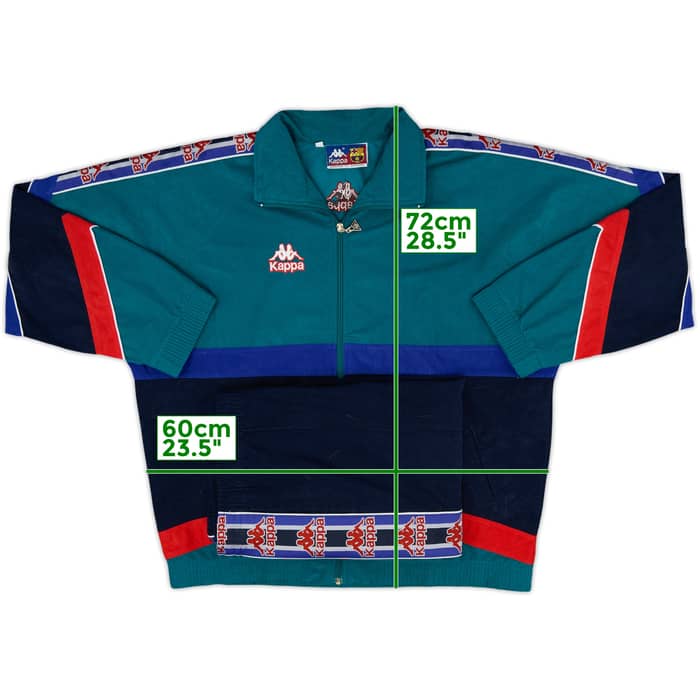 1995-96 Barcelona Kappa Tracksuit - 8/10 - (L)