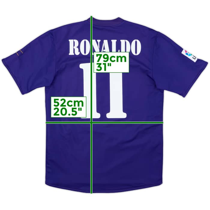 2001 Real Madrid Third Shirt Ronaldo #11 - 9/10 - (M)